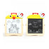 TopBright Wooden Portable Chick Easel | Double-Sided Magnetic Whiteboard & Chalkboard - Box Damaged