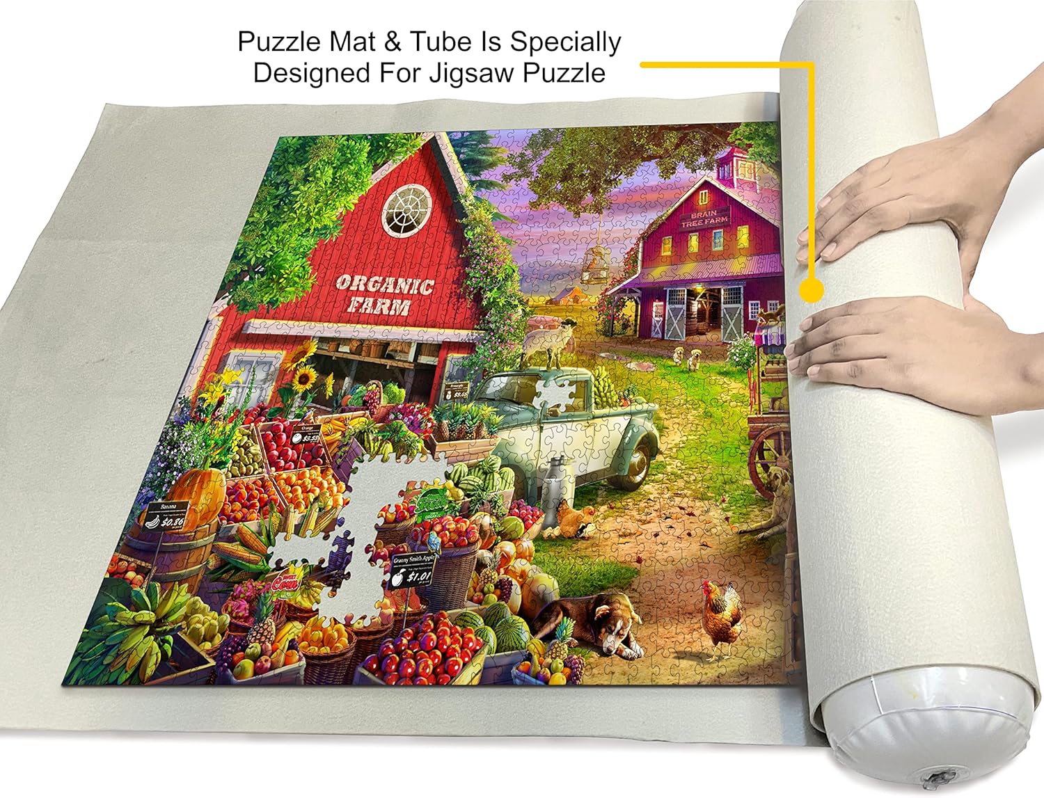 Brain Tree Puzzle Mat