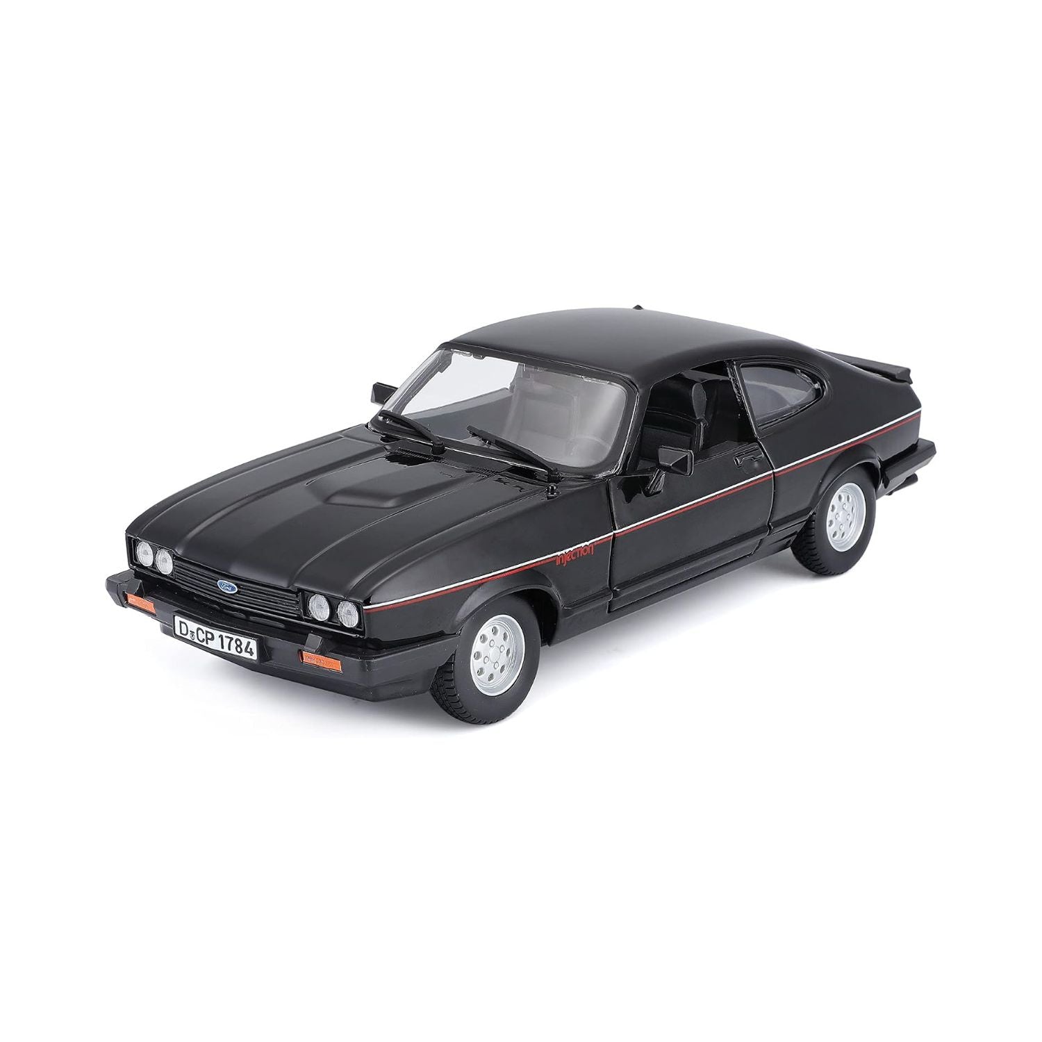 Bburago Scale 1:24 Ford Capri 1982 Diecast Car - Black