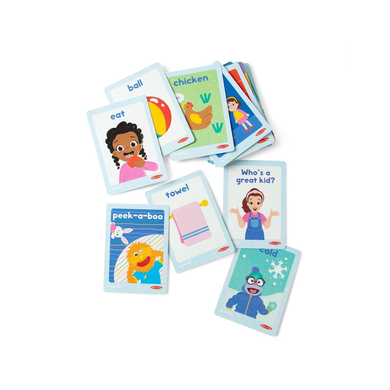 Melissa & Doug Ms. Rachel First Words Sensory Cards