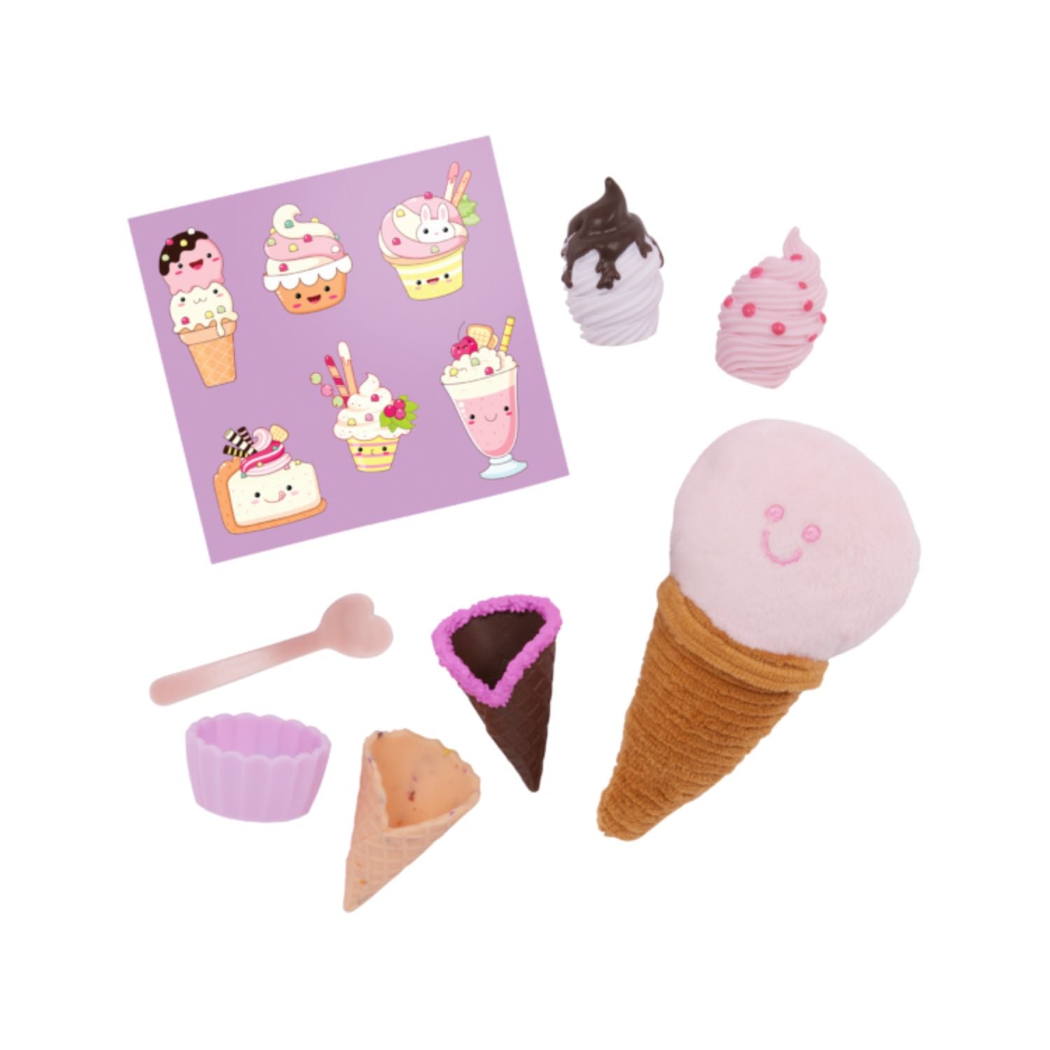 Our Generation 18-inch Doll with Ice Cream Accessories