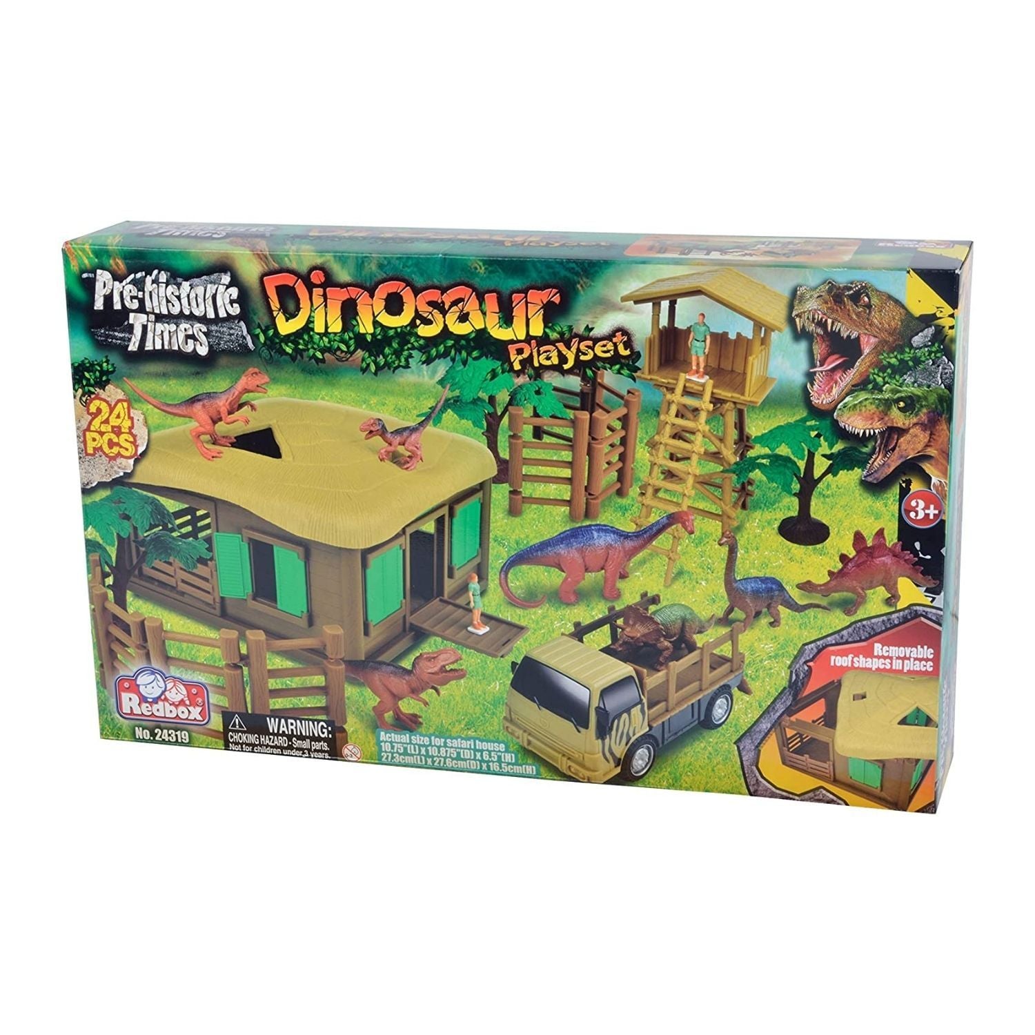 Prehistoric Times Dinosaur Playset - Box Damage