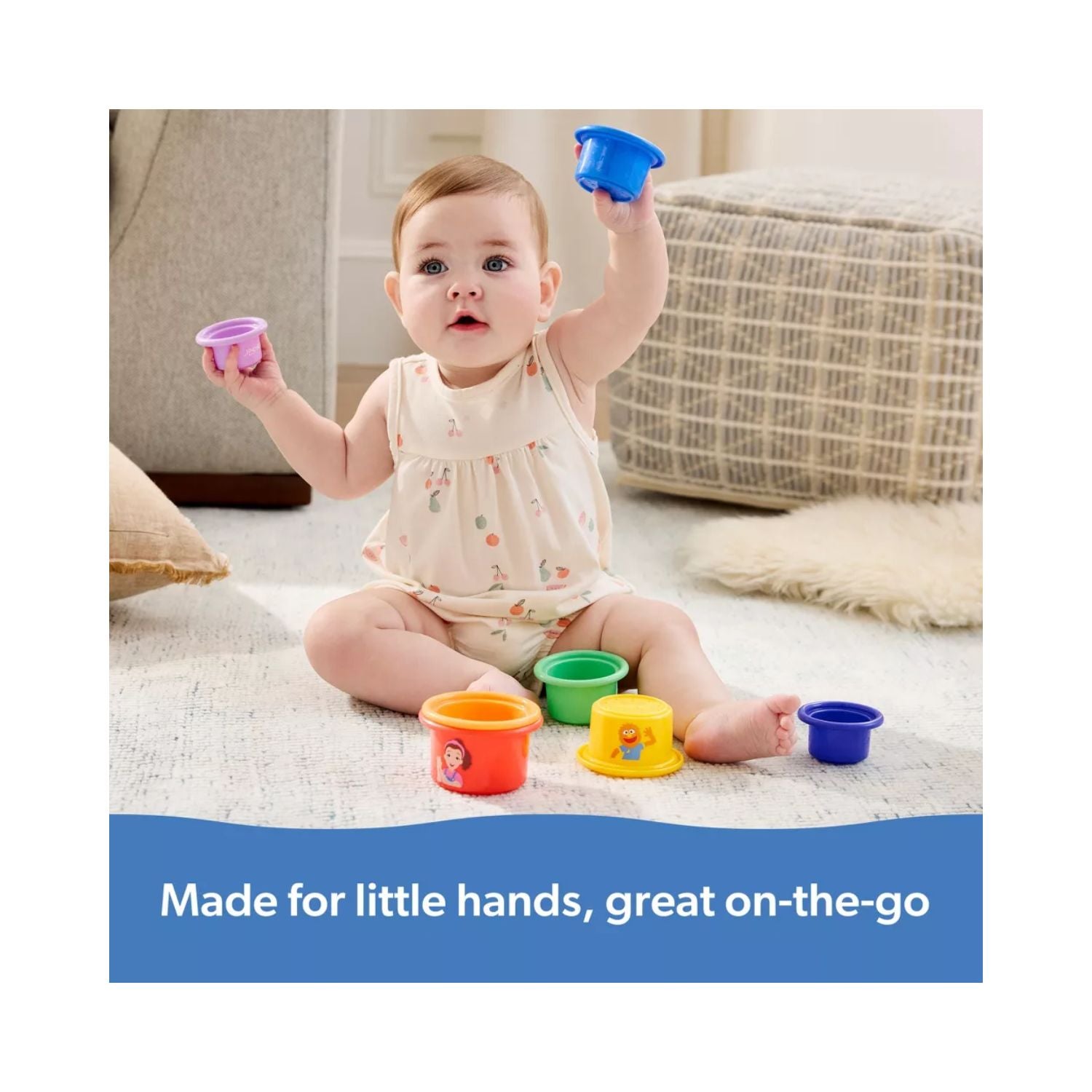 Melissa & Doug Ms Rachel Rainbow Stacking Cups