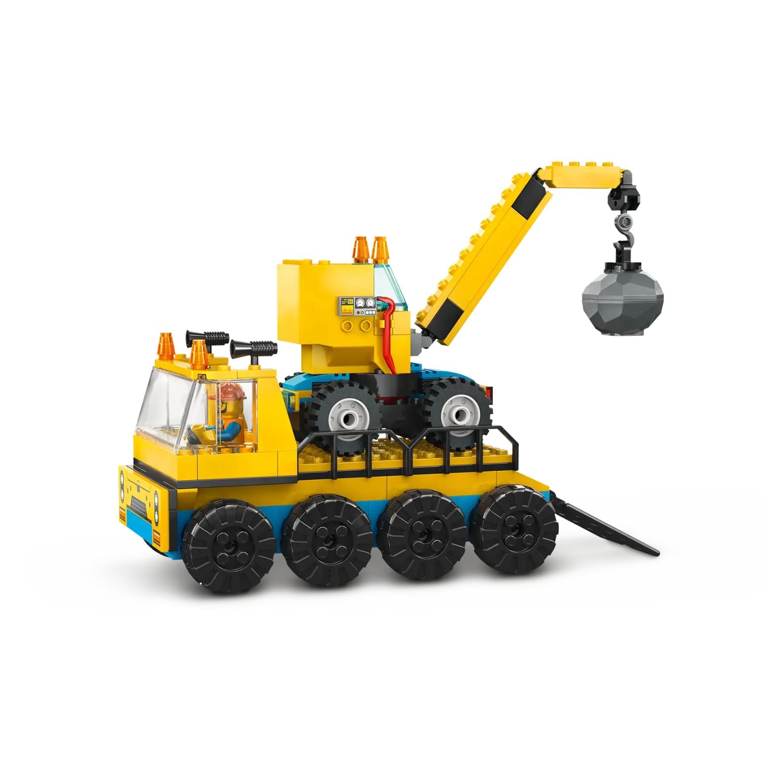 LEGO® City Construction Trucks and Wrecking Ball Crane 60391 Building Toy Cars (235 Pieces)