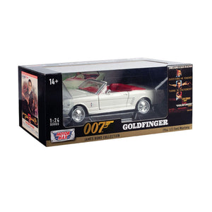Motormax James Bond Collection 1964 Ford Mustang Convertible  Scale 1:24