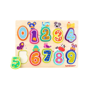 TopBright Animals Number and Alphabet Puzzle Combo