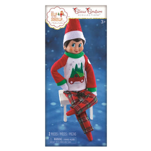 The Elf on the Shelf - Trees Farm PJS Combo - Elf outfit and Scene Setters
