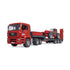 Bruder MAN TGA truck with low loader trailer and Manitou telehandler