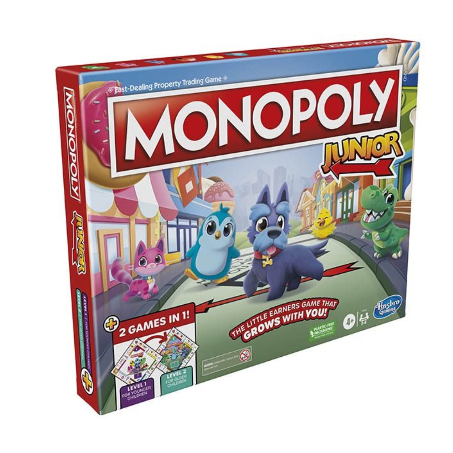 Hasbro Monopoly Junior 2 Games in 1