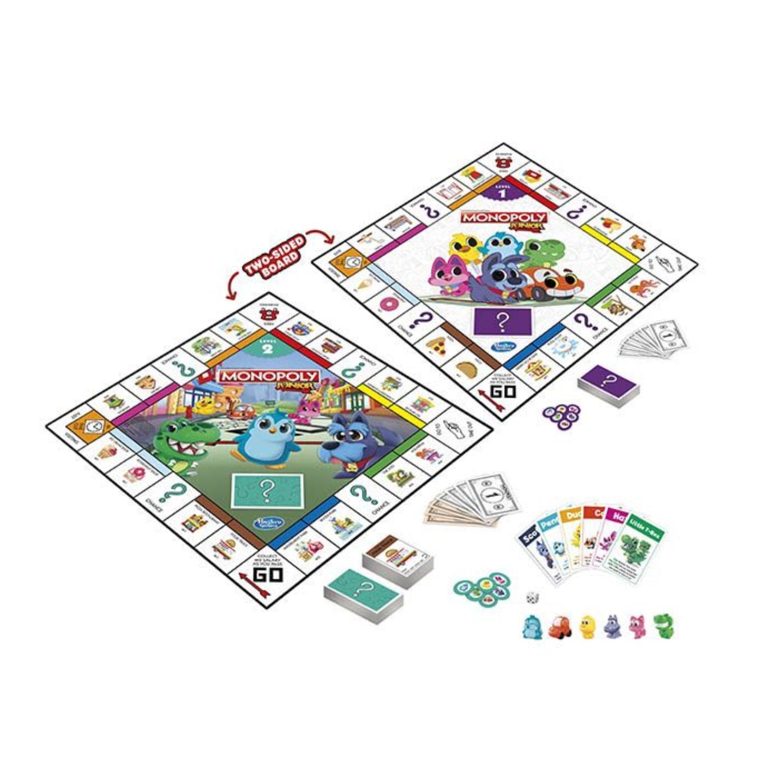 Hasbro Monopoly Junior 2 Games in 1