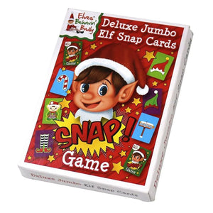 Elf on the Shelf Activity Book and Deluxe Jumbo Snap Cards Bundle