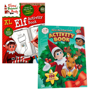 The Elf on the Shelf Activity Book set of 2