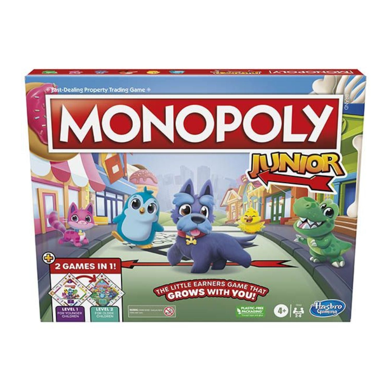 Hasbro Monopoly Junior 2 Games in 1