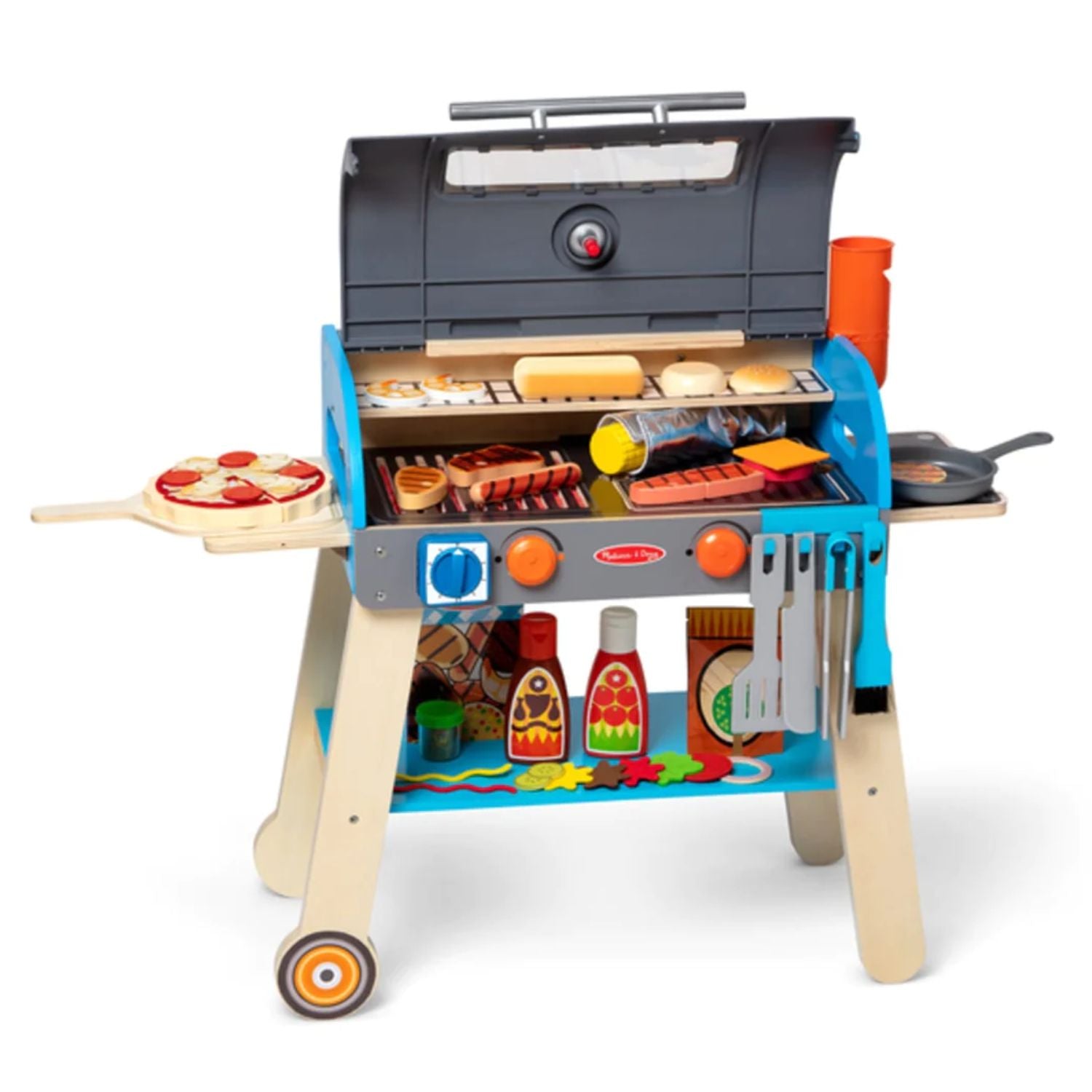 Melissa & Doug Deluxe Grill & Pizza Oven Play Set