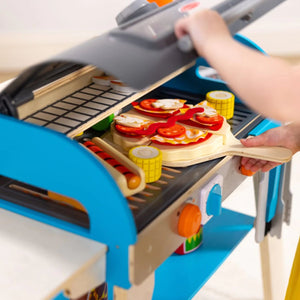 Melissa & Doug Deluxe Grill & Pizza Oven Play Set