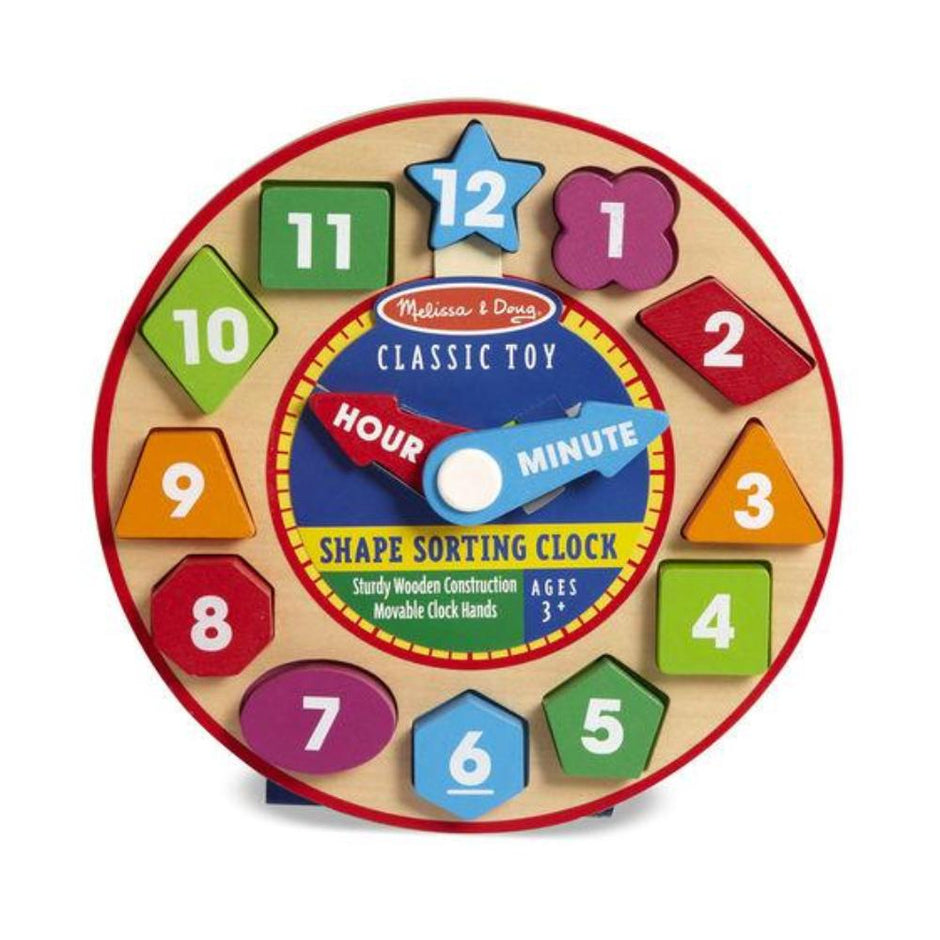 Melissa & Doug Shape Sorting Clock – MyToy.co.za