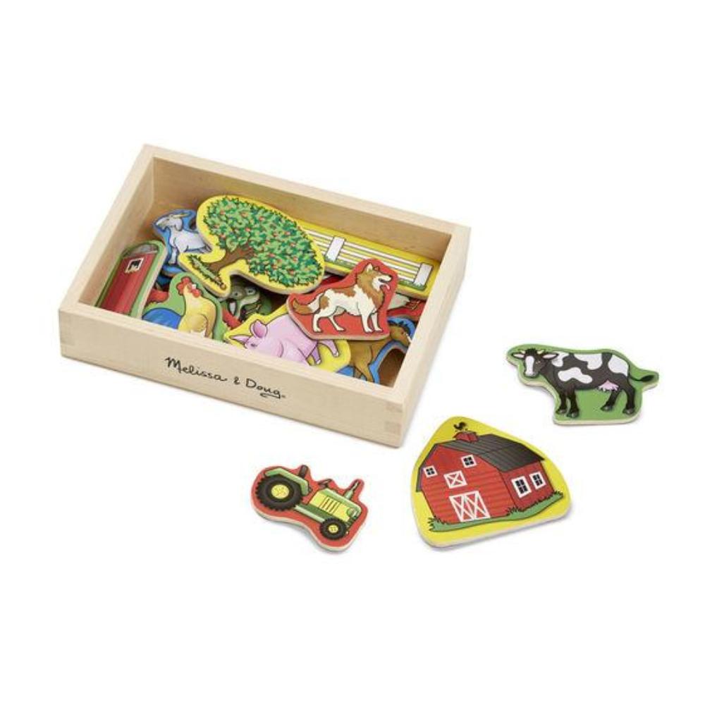 Melissa & Doug Wooden Farm Magnets