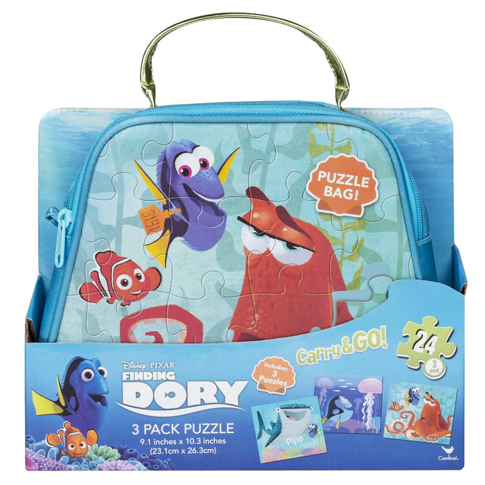 Disney Finding Dory Carry and Go 3 Puzzle Pack in a Bag