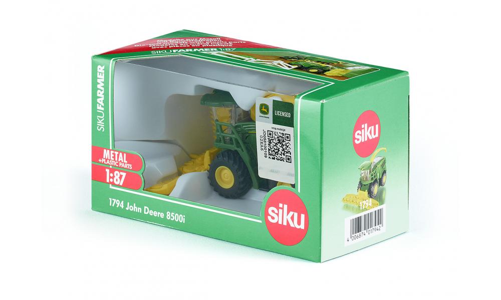 Siku John Deere 8500i Forage Harvester Scale 1:87