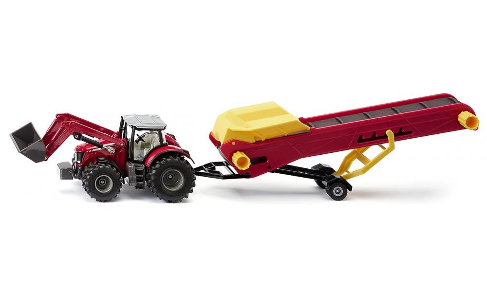 Siku Massey Ferguson tractor with Conveyor Scale 1:50