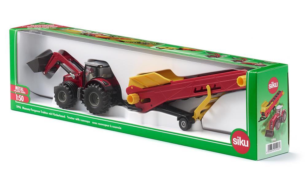 Siku Massey Ferguson tractor with Conveyor Scale 1:50