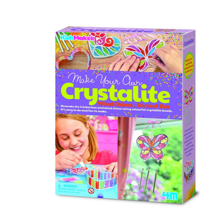 4M Crystalite Wind Chime & Trinket Box