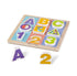 Melissa & Doug First Play Abc-123 Chunky Puzzle Wooden