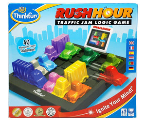 Think Fun Rush Hour Traffic Jam Logic Game and STEM Toy for Boys and Girls Age 8 and Up – Tons of Fun With Over 20 Awards Won, International for Over 20 Years