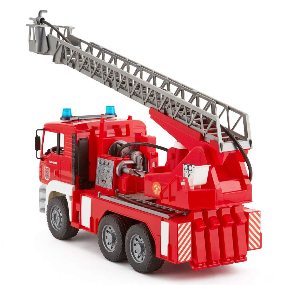 Bruder fire truck top with water pump instructions