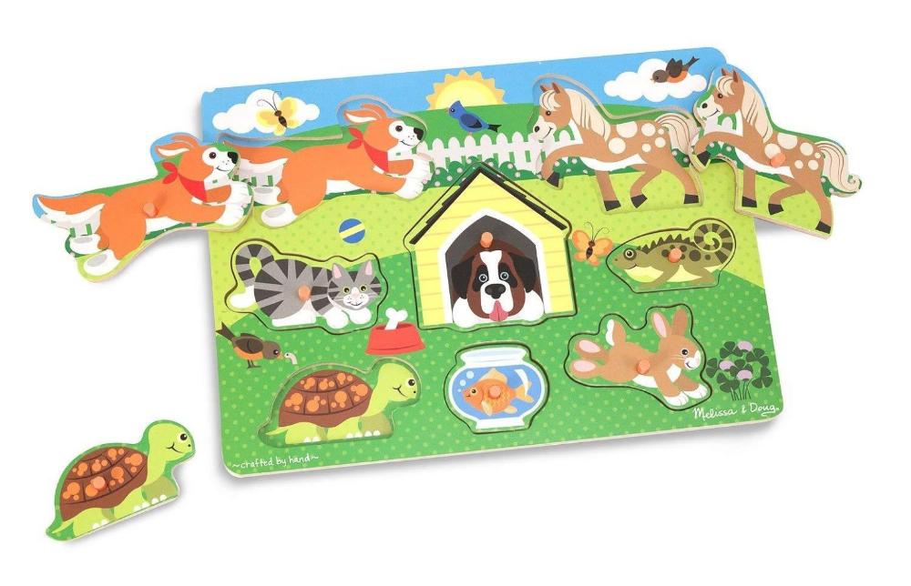 Melissa & Doug Pets Peg Puzzle