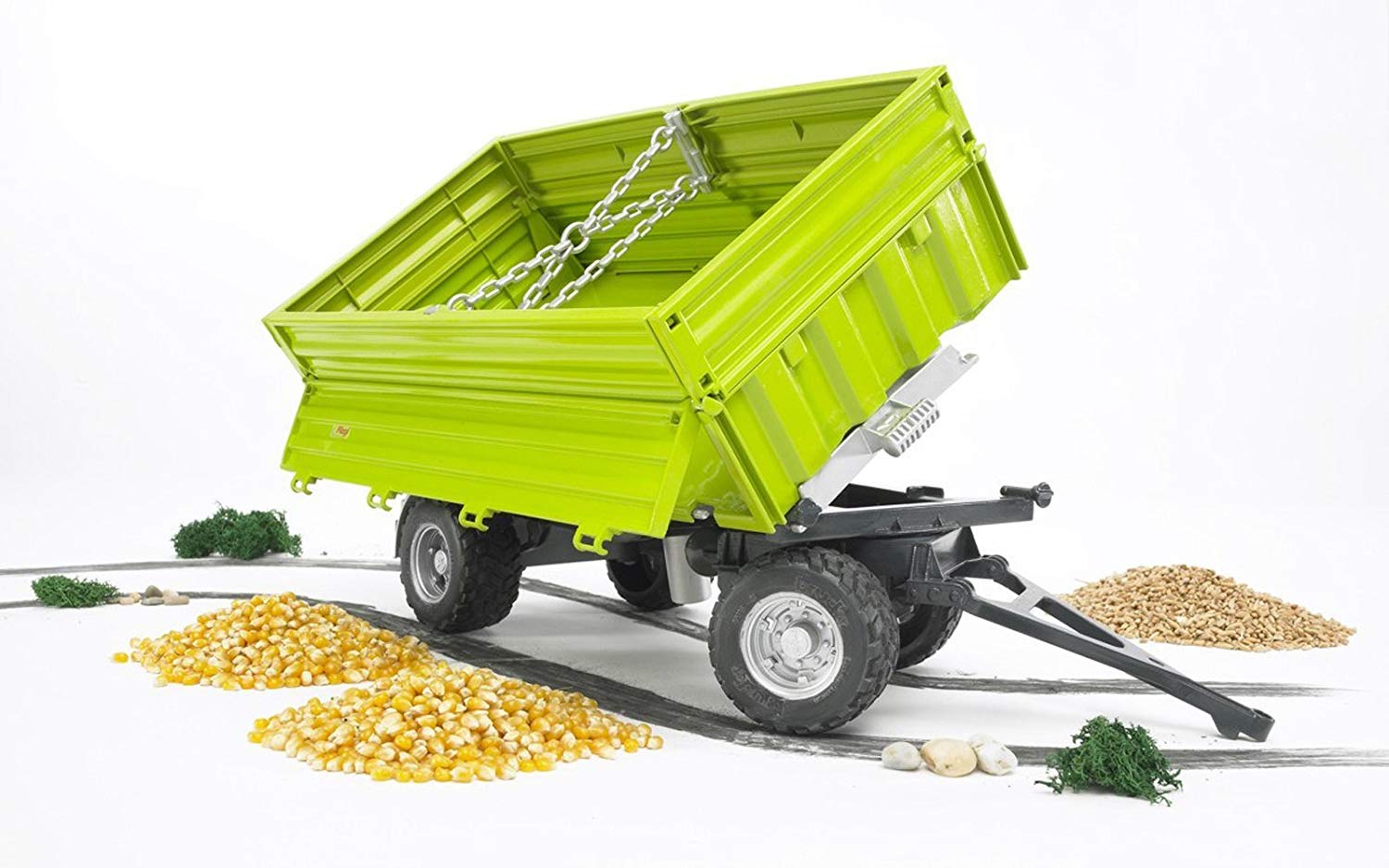 Bruder Fliegl Three Way Tipping Trailer With Removable Top