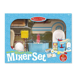 Melissa & Doug Wooden Make-a-Cake Mixer Set