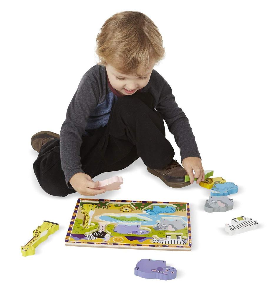 Melissa & Doug Chunky Jigsaw Puzzle - Safari