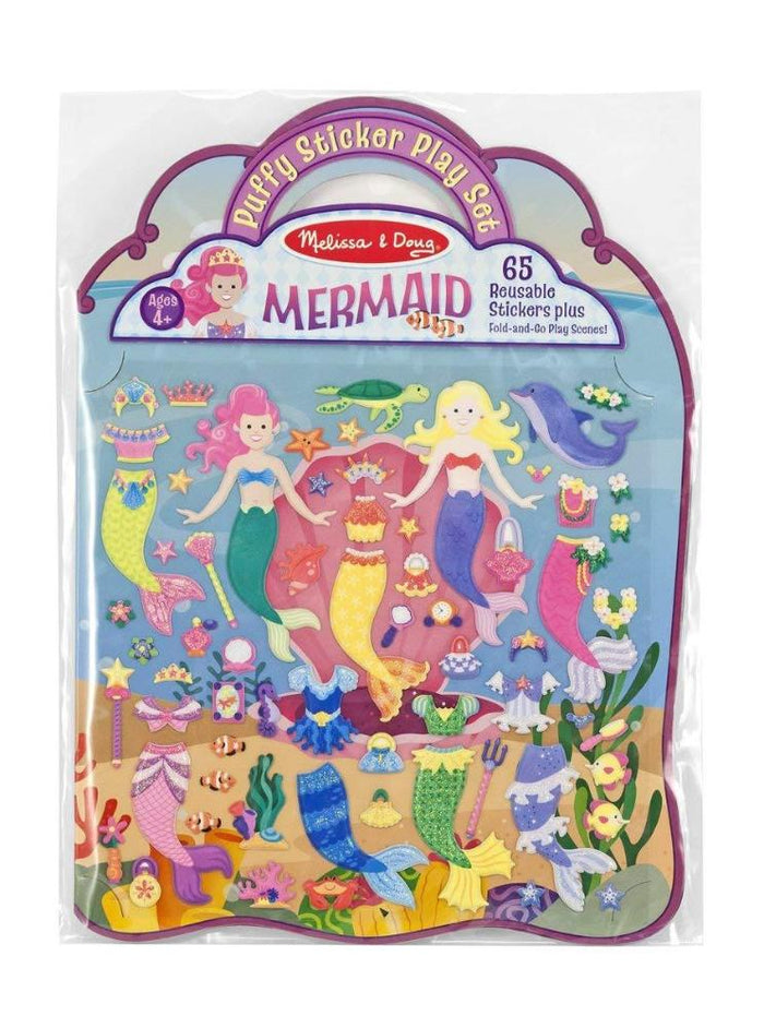 Melissa & Doug Puffy Sticker Activity Book: Mermaids