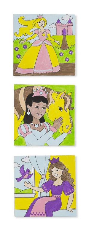 Melissa & Doug Canvas Painting Set: Princess