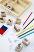 Melissa & Doug Dinosaur Wooden Stamp Set