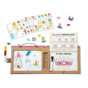 Melissa & Doug Play, Draw, Create Reusable Drawing & Magnet Kit - Princess