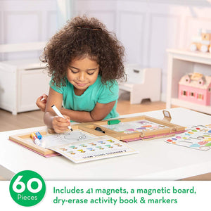 Melissa & Doug Play, Draw, Create Reusable Drawing & Magnet Kit - Princess
