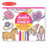 Melissa & Doug Jumbo 50-Page Kids' Coloring Pad - Horses, Hearts, Flowers, and More