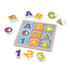 Melissa & Doug First Play Abc-123 Chunky Puzzle Wooden