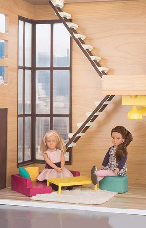 Lori Doll House Living Room Lounge Set
