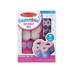 Melissa & Doug Created by Me! Butterfly Box Wooden Craft Kit