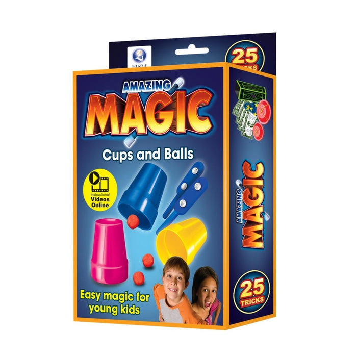 Amazing Magic Pocket Set #1 With 25 Tricks - Cups & Balls
