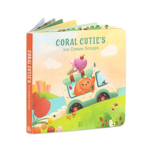 B. Toys Board Book & Plush Set - Happyhues Coral Cutie Book Set