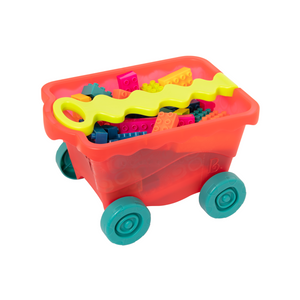 B. Toys Little BlocWagon Building Blocks And Wagon