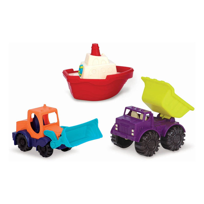 B. toys Mini Vehicles 3PCS Set