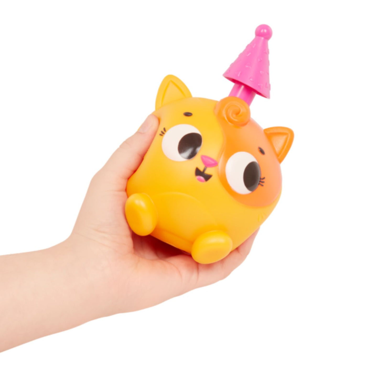 B. toys Squeak ‘n’ Glow Lolo LightUp Squeaky Ball Cat