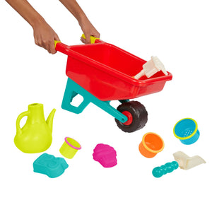 B. toys Wheel Barrel w/ Outdoor Activities - Wheelbarrow Wonders