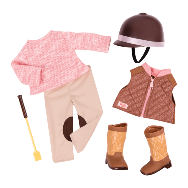 Our Generation Deluxe Riding Outfit Riding in Style