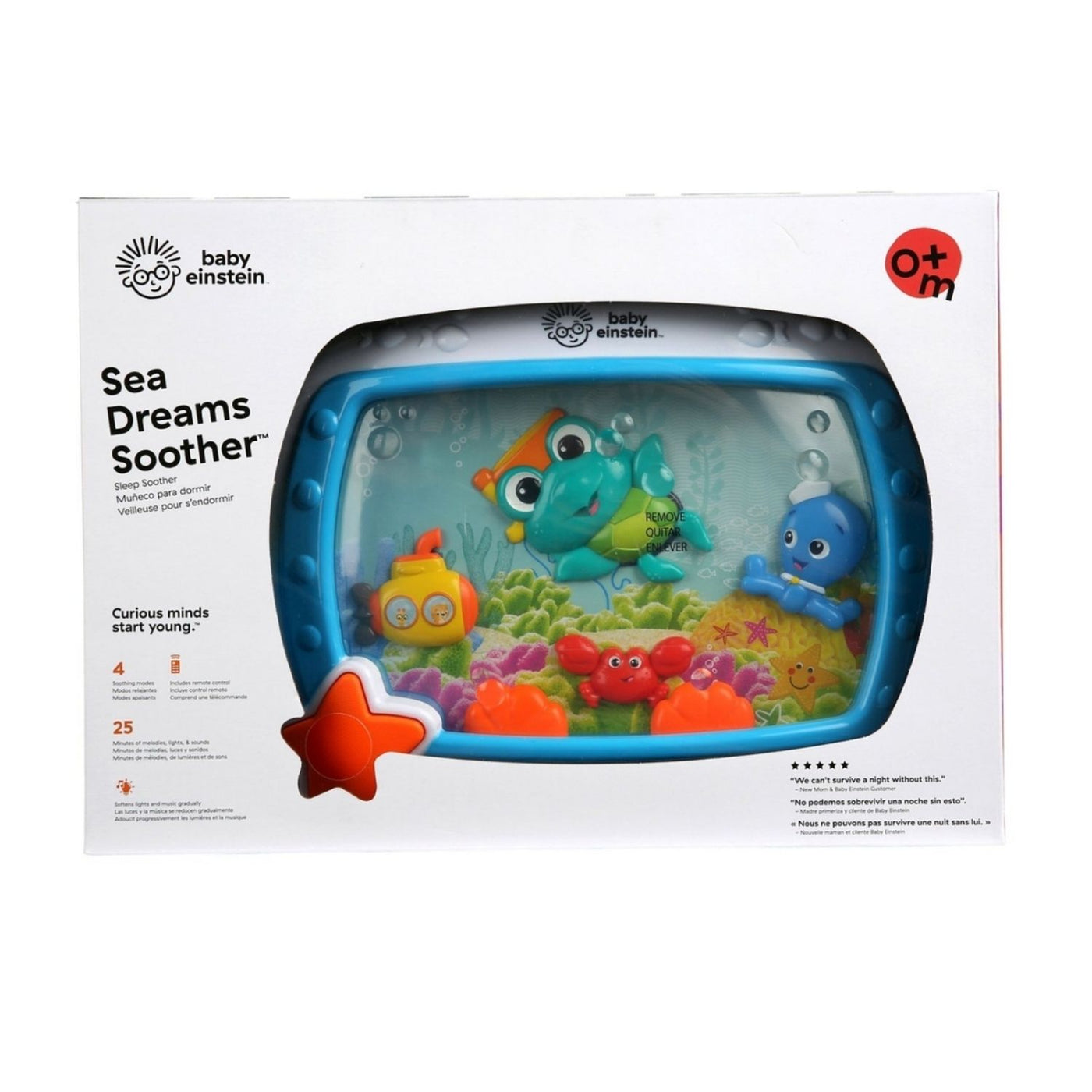 Baby Einstein Sea Dreams Bedtime Soother Crib Lullaby White Noise Machine